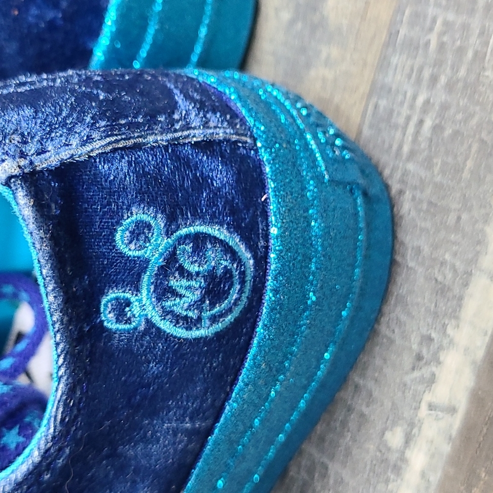 NWT Miley Cyrus x Converse Chuck Taylor Platform Ox - Blue Velvet - Sz 5.5 - Picture 8 of 13